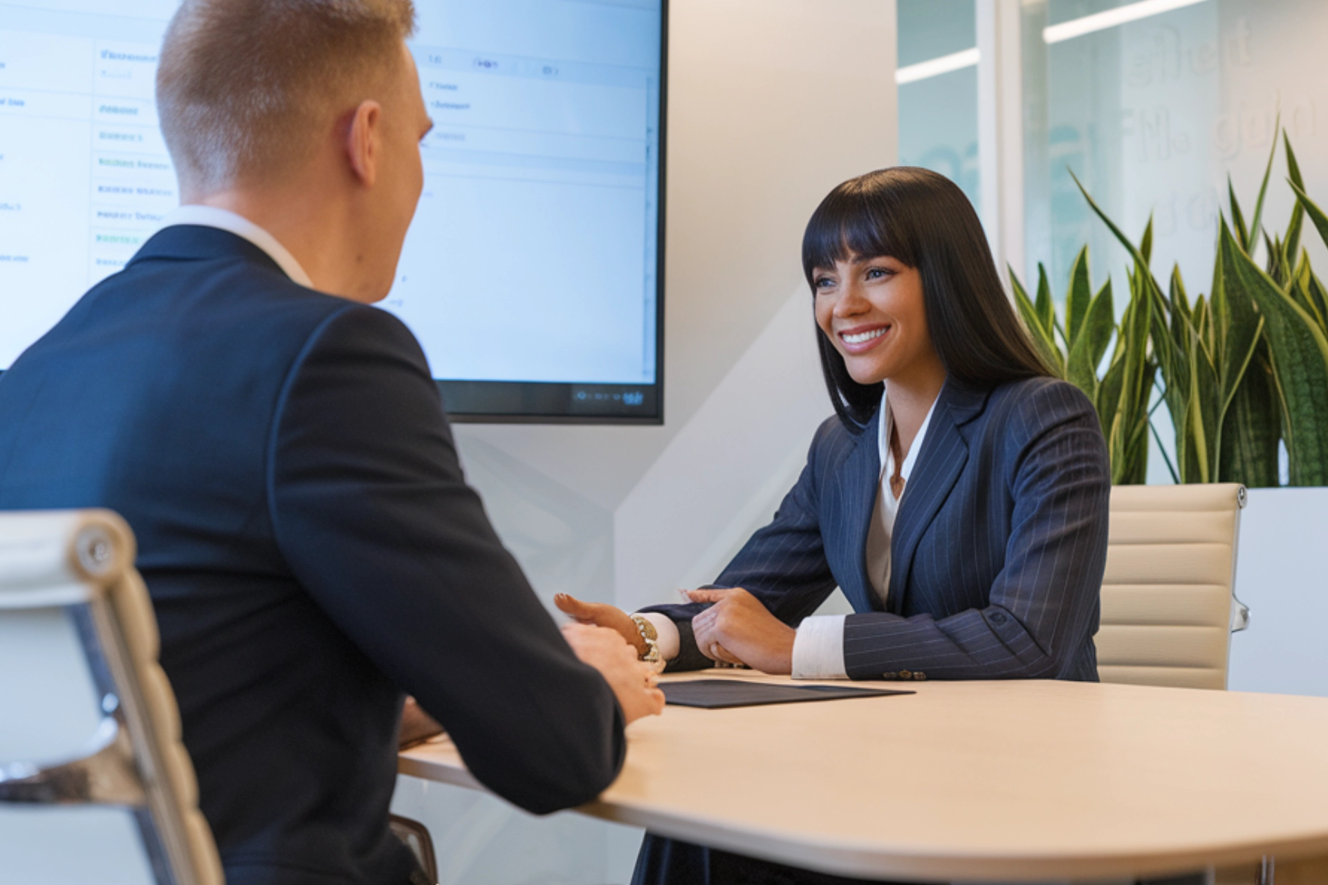 Copyright APPECODE - Two People In Conference Room